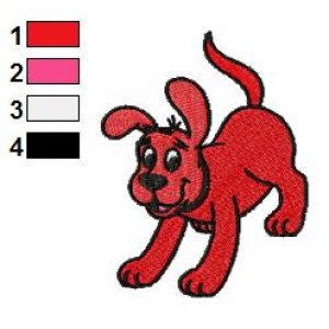 Clifford the Big Red Dog 05 Embroidery Design